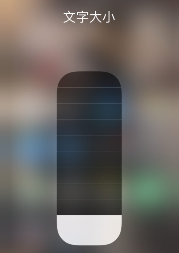 甘井子苹果手机维修分享小技巧：在 iPhone 控制中心快速调节字体大小 